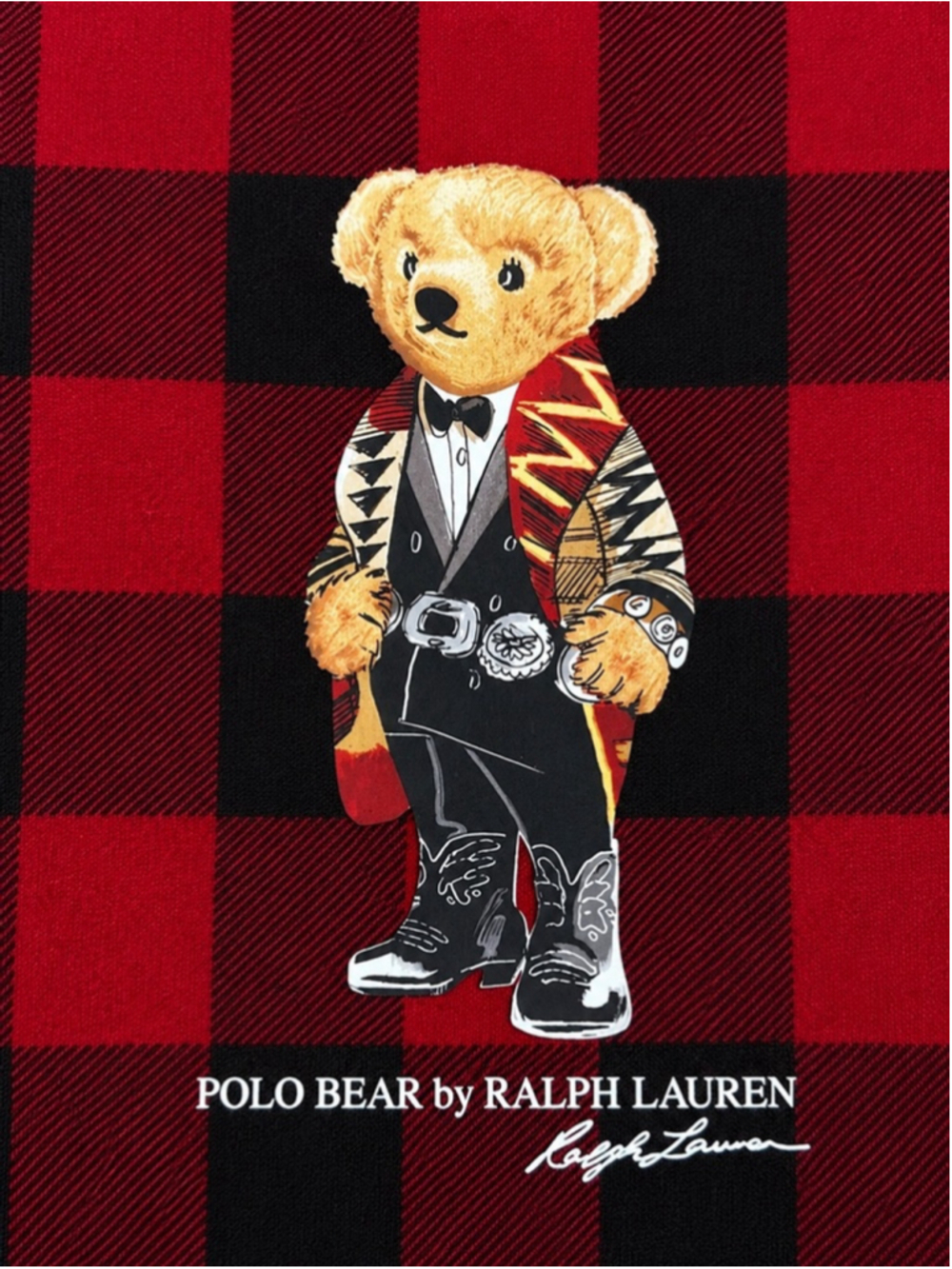 Ralph Lauren Baby Girl Polo Bear Peplum Top & Velour Leggings Set – Size 9M - Picture 6 of 8